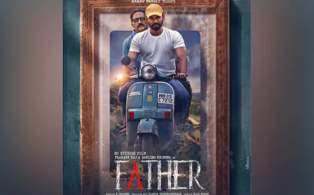 आनंद पंडित और आर. चंद्रु ने बहुभाषी फिल्म 'फादर' का पोस्टर किया लॉन्च