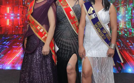 नेशनल लेवल ब्यूटी पेजेंट मिस एंड मिसेज टॉप मॉडल इंडिया 2025 का हुआ भव्य आयोजन